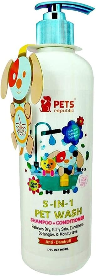 Pets Republic Shampoo 5 in 1 - Multi Colors